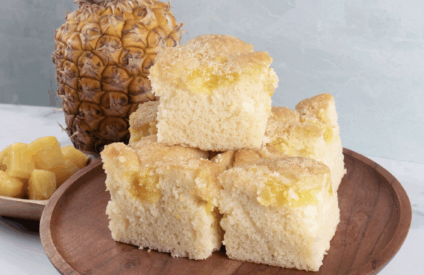 Pineapple Coffee Cake Square