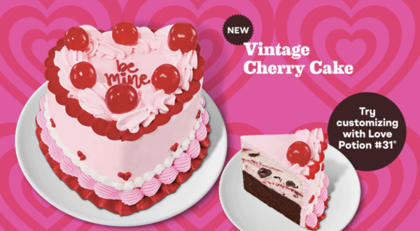 Vintage Cherry Cake