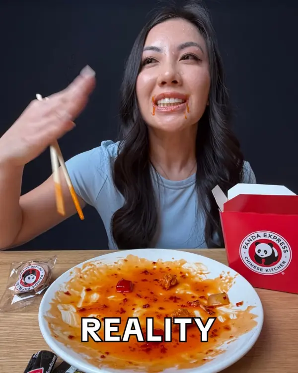 Girl reaction to hot sauce